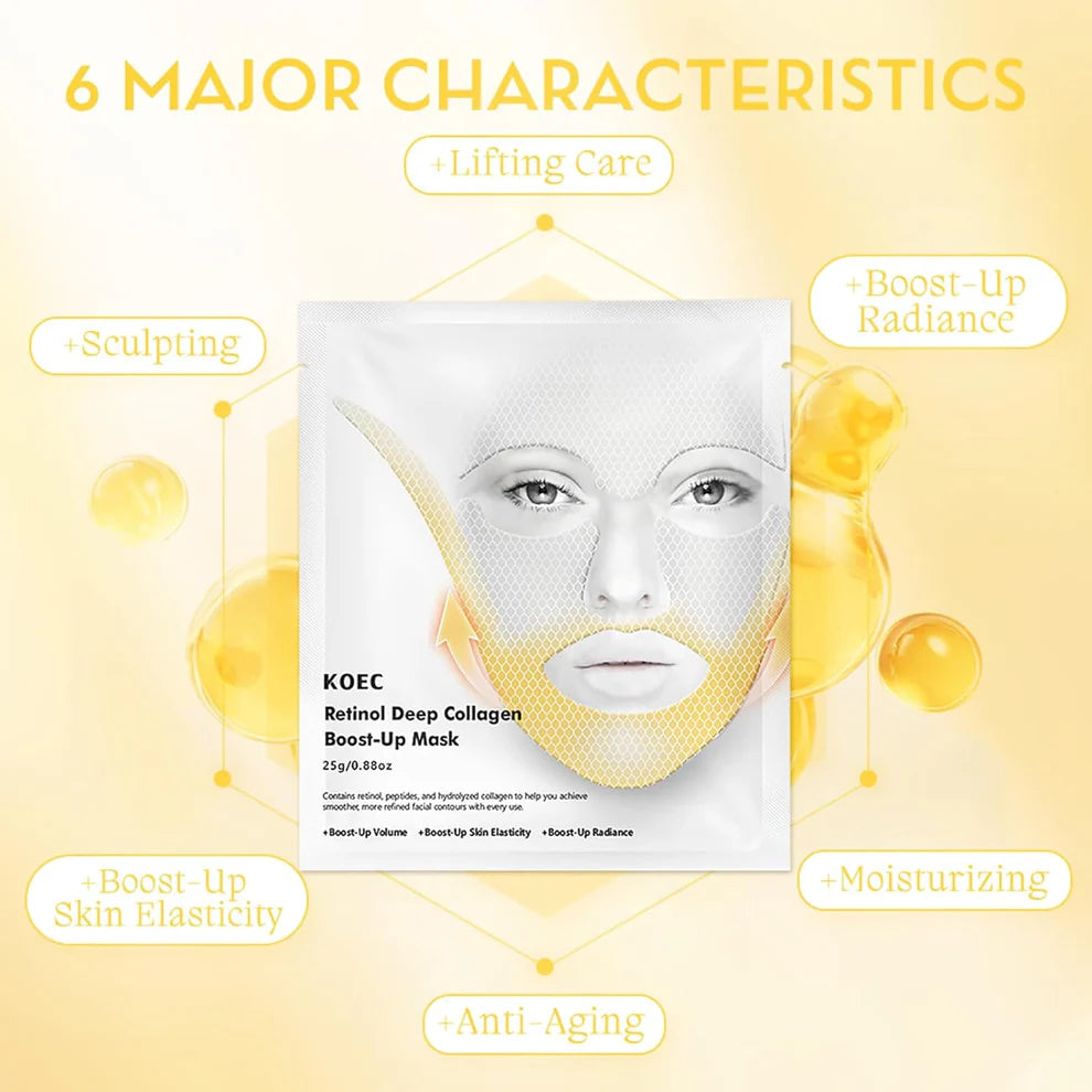 Osole Retinol Deep Collagen Overnight Boost Up Mask - Pack of 4
