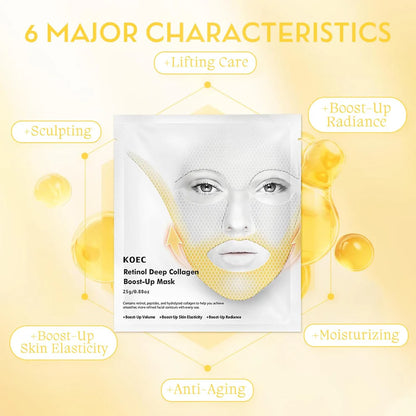 Osole Retinol Deep Collagen Overnight Boost Up Mask - Pack of 4