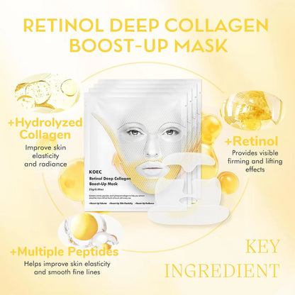 Osole Retinol Deep Collagen Overnight Boost Up Mask - Pack of 4